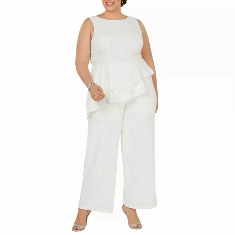 Plus Size Wedding Jumpsuit by Adianna Papel